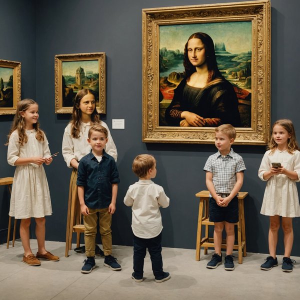 Comment créer une série de vidéos éducatives sur l'histoire de l'art pour les enfants ?