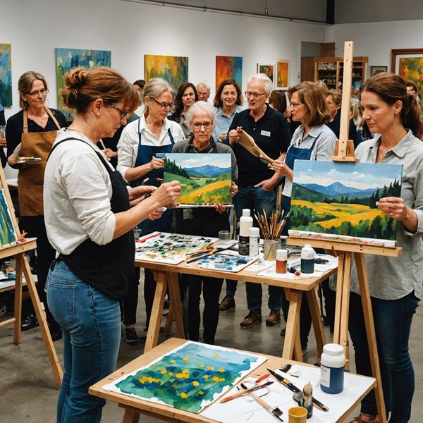 Quels sont les secrets pour organiser un atelier de peinture pour débutants ?